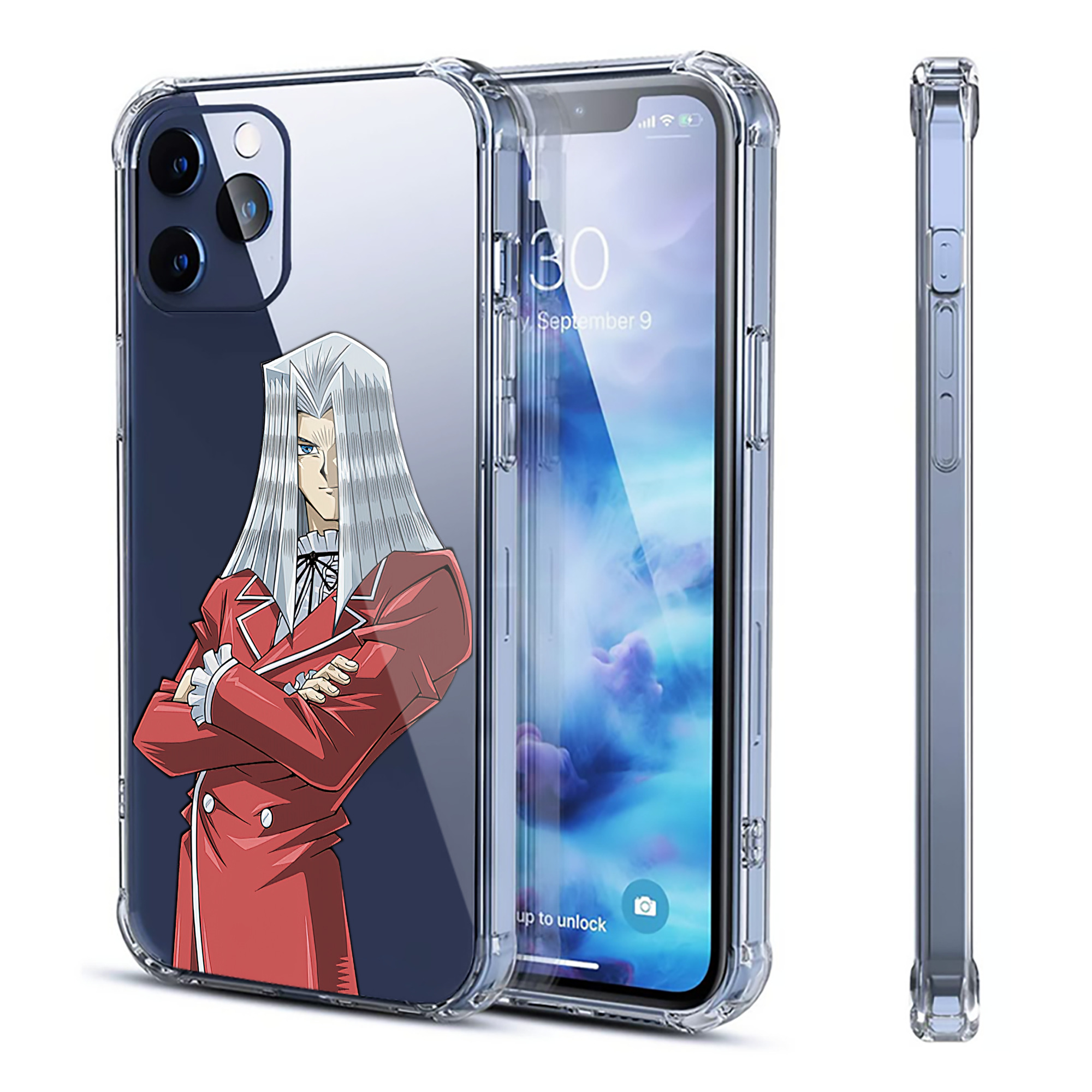 （画像用） 遊☆戯☆王 Yu-Gi-Oh! 【iPhone 12シリーズ対応】透明スマホケース（クリアソフトケース）